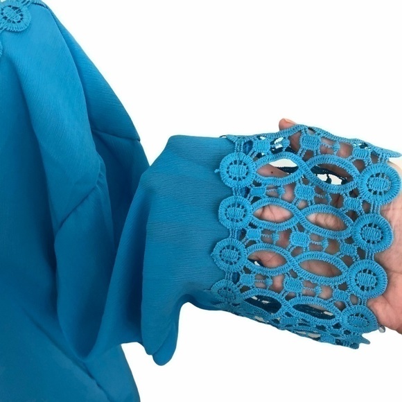 𝅺swimsuit Coverup Turquoise - Picture 5 of 9